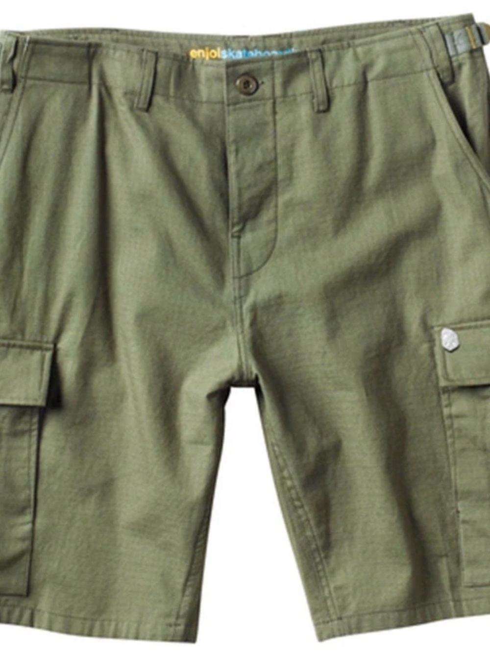 Enjoi Olive Cargo Men’s Skate Shorts